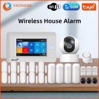 【LZ】∈♝◘  TUYA WIFI GSM Wireless Burglar Home Security Alarm System Smart life With IP Carema Compatible With Alexa And Google