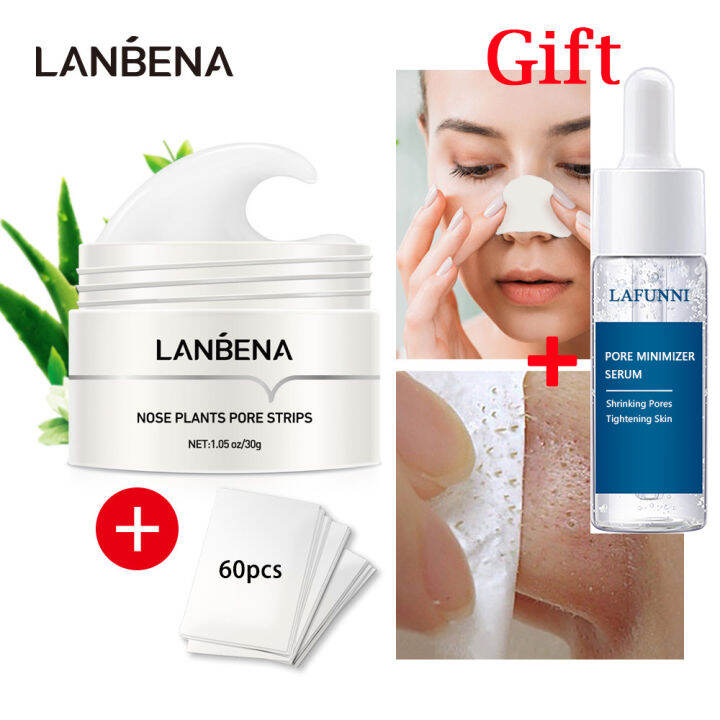 LANBENA Face Blackheads Remover Peel Off Black Dots Mask Skin Care