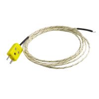 2M Cable K Type Thermocouple Temperature Measuring Probe Sensor White