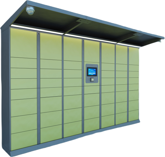 Smart locker cabinet for apartment building shipper play area - ảnh sản phẩm 2