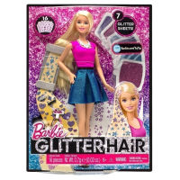 ขายแล้ว Out of Stock Clearance Sale Barbie Glitter Hair Design Doll ออกแบบทรงผมวิบวับด้วยกลิตเตอร์ ให้กับตุ๊กตาบาร์บี้ ของแท้