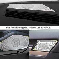 Per VW Volkswagen Arteon 2017 2018 2019 2020,ตัวครอบลำโพงโครเมี่ยมเสียงอัตโนมัติ Lis Pigura สติกเกอร์ภายใน