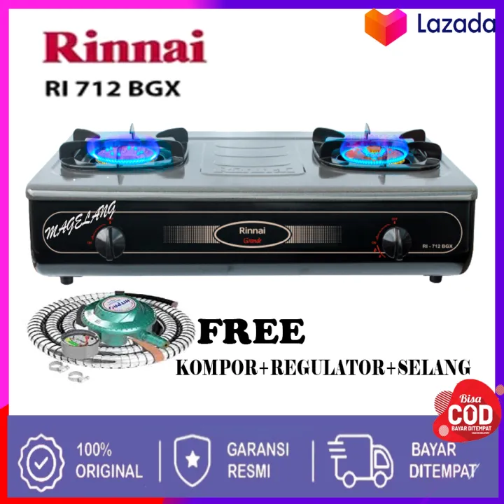 Kompor Rinnai Ri 712bgx Kompor Gas Turbo Stainless Jumbo 2 Tungku Ri 712bgx Ri 712 Bgx Ri712bgx Ri712 Bgx Lazada Indonesia