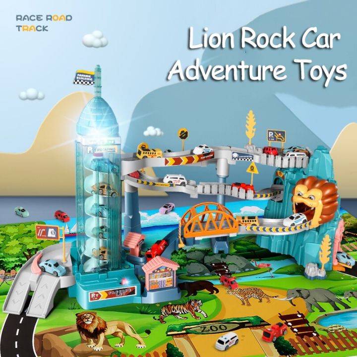 animal-lion-electric-rail-car-dinosaur-curved-road-track-rail-car-puzzle-toys-adventure-winding-road-drive-toys-for-children-die-cast-vehicles