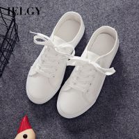 COD SDFGERTERTEEE IELGY Long Step Canvas Shoes Womens Flat With White Wild Literary