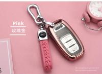 (Ssklo) เหมาะสำหรับ Audi Keychain A6l/A7/Q5/A5/A8l/A4l/S6รถพวงกุญแจแฟชั่นเคสห่อหุ้มสำหรับผู้ชายและผู้หญิง