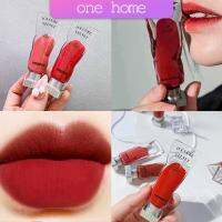 One Home ลิปสติกเนื้อแมทกำมะหยี่ ติดทนนาน ลิปกลอส เบา ดีไซน์สวย Lip stain