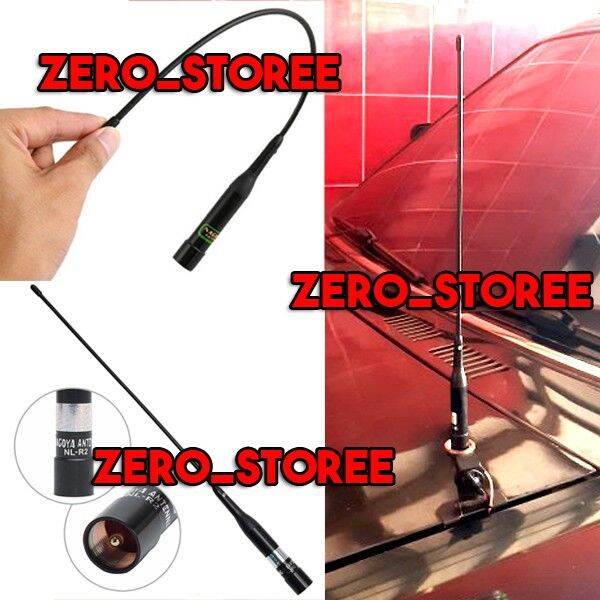 ANTENA MOBIL DUALBAND Dual Band Antena Pendek Lentur NLR2 Nagoya NLR2