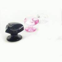 arcylic door handle  clear pink black triangle show exhibition glue use cabinet cupboard jewel advertise plastic latch Drawer Door Hardware Locks