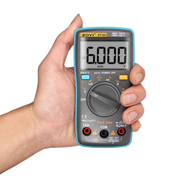 (Dikirim Dari Jakarta) Zoyi ZT100/ZT102 Digital Multimeter AVOMeter Multitester Voltmeter