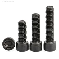 ☌ M3 M4 M5 M6 M8 Carbon Steel Grade 12.9 Steel DIN912 Hexagon Hex Socket Head Cap Allen Bolt Screw