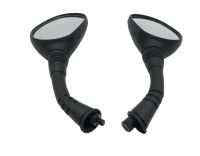 A154 Motorcycle Rear View Mirrors 8mm Adapter Screws For GY6 50cc 110cc 125cc 150cc Chinese ATV QUAD Moped Scooter Clockwise