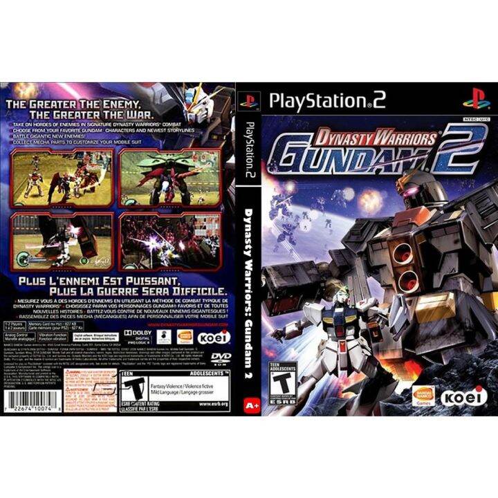 แผ่นเกมส์ Ps2 Dynasty Warriors Gundam 2 คุณภาพ ส่งไว Th