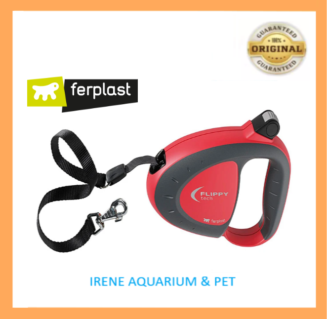 Ferplast Flippy Tech Tape/Cord Retractable Leash Dog Lazada