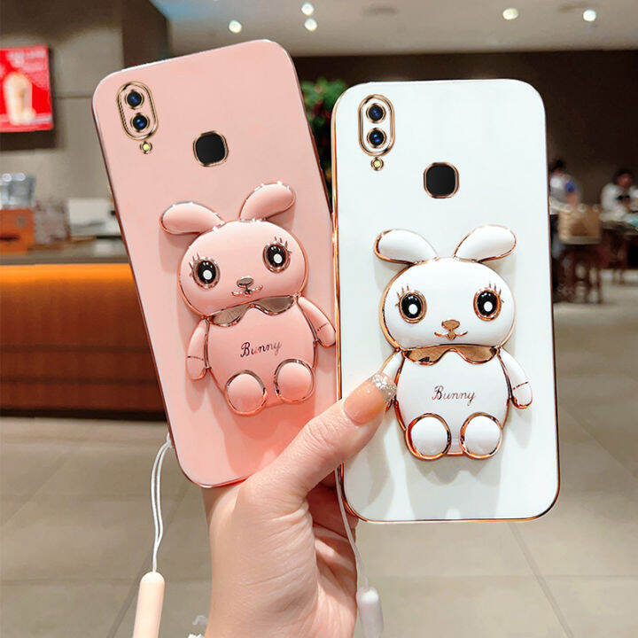 เคสนิ่มสำหรับโทรศัพท์-vivo-x21เคส-vivox21-x21การ์ตูนรูปกระต่ายเคสโทรศัพท์โทรศัพท์ซิลิโคนกันกระแทก