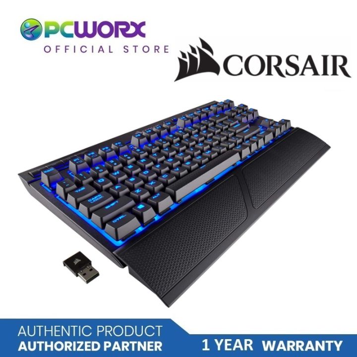 Corsair CS-CH-9145030-NA K63 Mechanical Gaming Keyboard Blue LED MX Red | Gaming Keyboard | Gaming Keyboard | Lazada