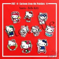 【hot sale】 ♨✎ B15 ☸ Hello Kitty - Series 01 Patch ☸ 1Pc Sanrio Diy Sew On Iron On Patch