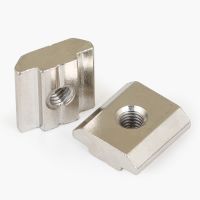 10/20/50Pcs M3 M4 M5 M6 M8 M10 T Block Square Nuts T-Track Sliding Hammer Nut Aluminum Profile Fastener 2020 3030 4040 4545