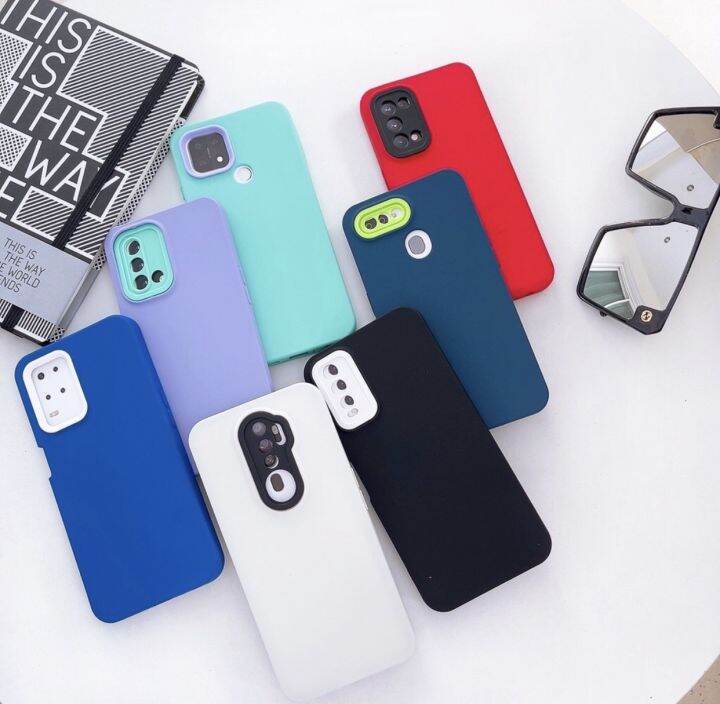 3in1-เคสวีโว่-เคสประกบสีพื้น-เคส-vivo-y20-เคส-vivo-y15s-เคส-vivo-y12s-เคส-vivo-y12a-เคส-vivo-y12s-เคส-vivo-y20s-เคสโทรศัพท์