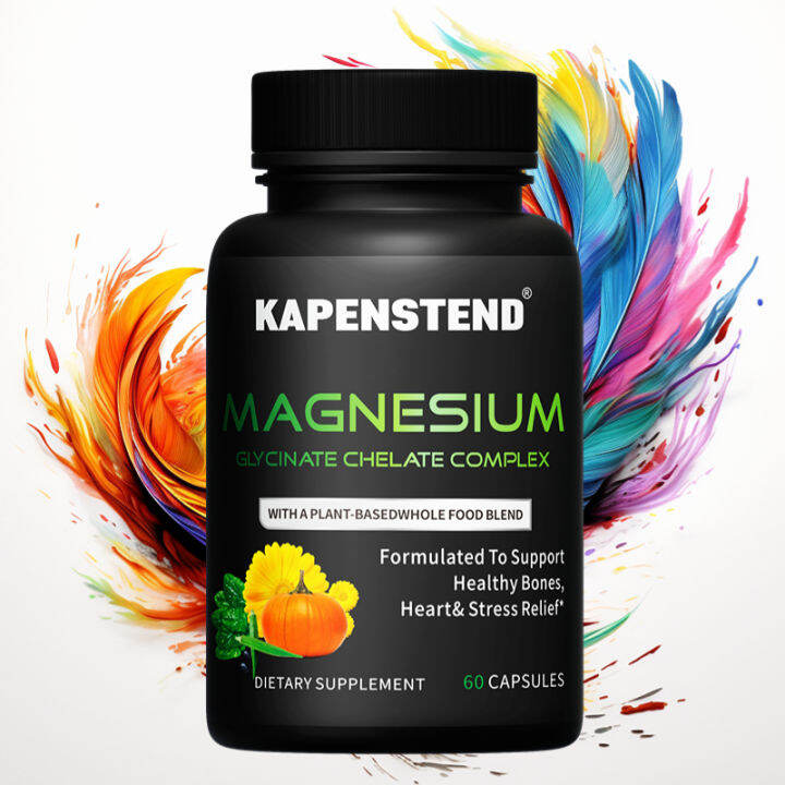 Magnesium Glycinate Capsules,Supplement to Support Stress Relief, Sleep