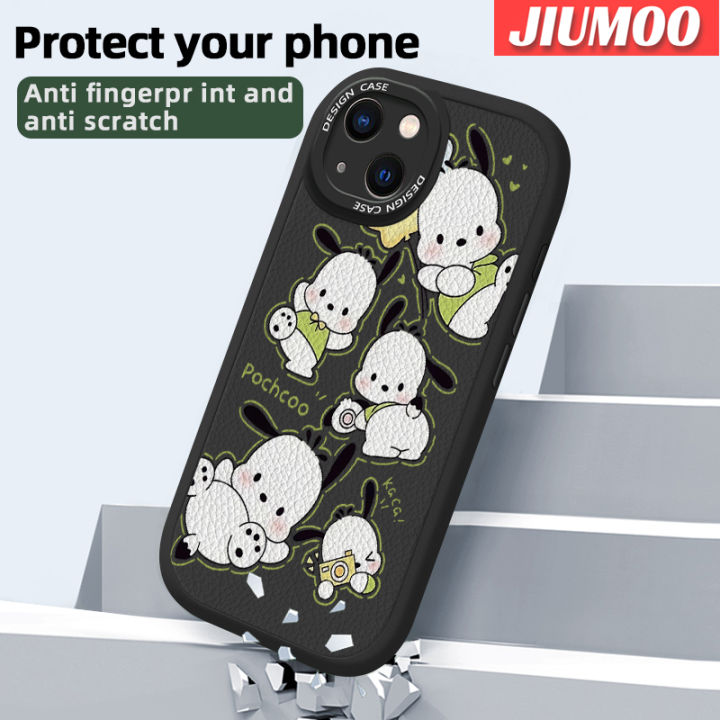 jiumoo-เคสสำหรับ-realme-c35-c31-narzo-50a-prime-case-ลายการ์ตูนน่ารัก-pochacco-แฟชั่นกันกระแทกเคสใส่โทรศัพท์หนังหลังเคสฝาปิดซิลิโคนนุ่มเลนส์เต็มเคสป้องกันกล้อง