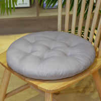 Round Chair Cushion Cotton Upholstery Soft Padded Cushion Pad Office Home Soft Car Seat Cushion Solid Color Sanded Chair Cushion