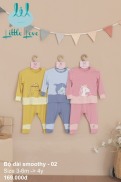 Genuine long-sleeved sets smoothy motifs children little love