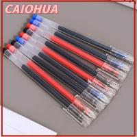 CAIOHUA 10PCS 0.5มม. ปากกาเจล ปลายเข็ม หมึกดำ/น้ำเงิน/แดง ปากกาที่เป็นกลาง ของขวัญสำหรับนักเรียน เครื่องเขียนสเตชันเนอรี ปากกาเซ็นชื่อ โรงเรียนออฟฟิศออฟฟิศ