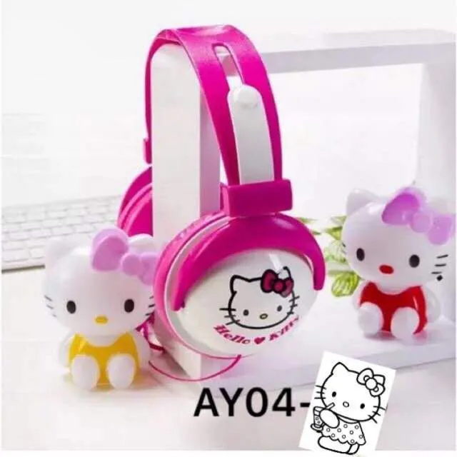 Hello Kitty Headphone Character Headset Girls Girly Cute Lazada PH