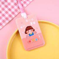 เคสใส่บัตรมีซิปมีสายคล้องสำหรับซองใส่บัตรบัตรเครดิตการ์ตูนน่ารักสร้างสรรค์ WENTIL