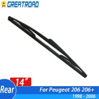 Wiper 14" Rear Wiper Blade For Peugeot 206 206+ 1998 - 2006 Windshield Windscreen Rear Window