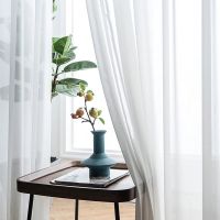 【HOT】❒ Super Soft Hand Tulle Curtains for Room Decoration Veil Sheer Voile