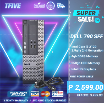 dell 790 sff specs