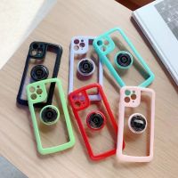 ☬ For iphone 12 11 Pro Max mini Cover Ring Case Stand Holder Magnetic Anti-fall For iphone XS Max XR X Soft Silicone Case