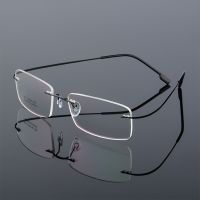 2022 Ultralight TR90 Memory Titanium Rimless Reading Glasses Men Women Presbyopic Eyeglasses 1.0 1.5 2.0 to 3.5 4.0