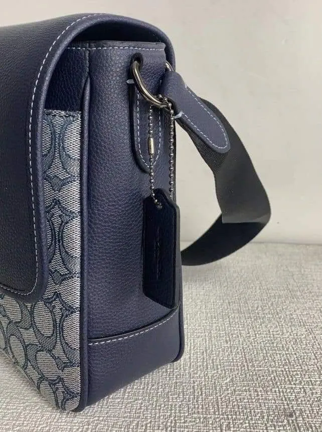 Coach Sprint Map Bag 25 in Signature Jacquard