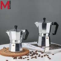 M KITCHEN กาต้มกาแฟ โมก้าพอท หม้อต้มกาแฟ กาชงกาแฟ หม้อต้มกาแฟแบบแรงดัน MOKA POT KP1