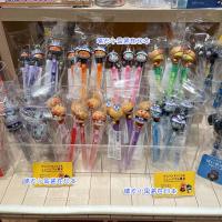 Spot Japanese imported Anpanman Museum limited edition black push-type ballpoint pen for children and adults