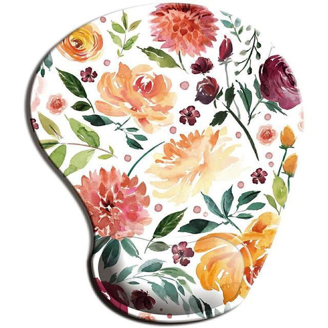 flowers-ergonomic-mouse-pad-with-wrist-support-cute-mouse-pads-non-slip-rubber-base-for-home-office-working-studying-pc-game