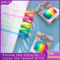 BNLO โปร่งใสโปร่งใส สติกเกอร์ไฮไลท์ สัตว์เลี้ยงสำหรับสัตว์เลี้ยง กาวติดแน่น สติ๊กเกอร์ฉลากสติ๊กเกอร์ มืออาชีพอย่างมืออาชีพ 5ม้วน ม้วนสติกเกอร์ สมุดเก็บภาพทำเอง