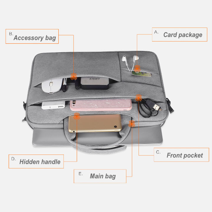 15-6นิ้วแล็ปท็อปกระเป๋าธุรกิจกระเป๋าถือสำนักงาน-กระเป๋าเอกสารกันน้ำคอมพิวเตอร์กระเป๋าถือกระเป๋าสะพายกระเป๋าเดินทาง13-14-xa67c