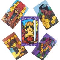 Morgan Greer Tarot Deck Leisure Party Board Game คำทำนายทำนายดวงชะตา Oracle Cards