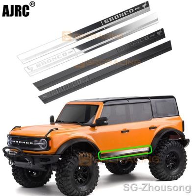 For Grc Trax Trx4 92076-4 Bronco Metal Stainless Steel Side Skirt Decorative Protective Sheet / Metal Sticker
