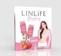 Linlife โปรตีนในรูปแบบเจลลี่ 1 กล่อง บรรจุ 10 ซอง อร่อย ทานง่าย รสสตรอเบอร์รี่โยเกิร์ต