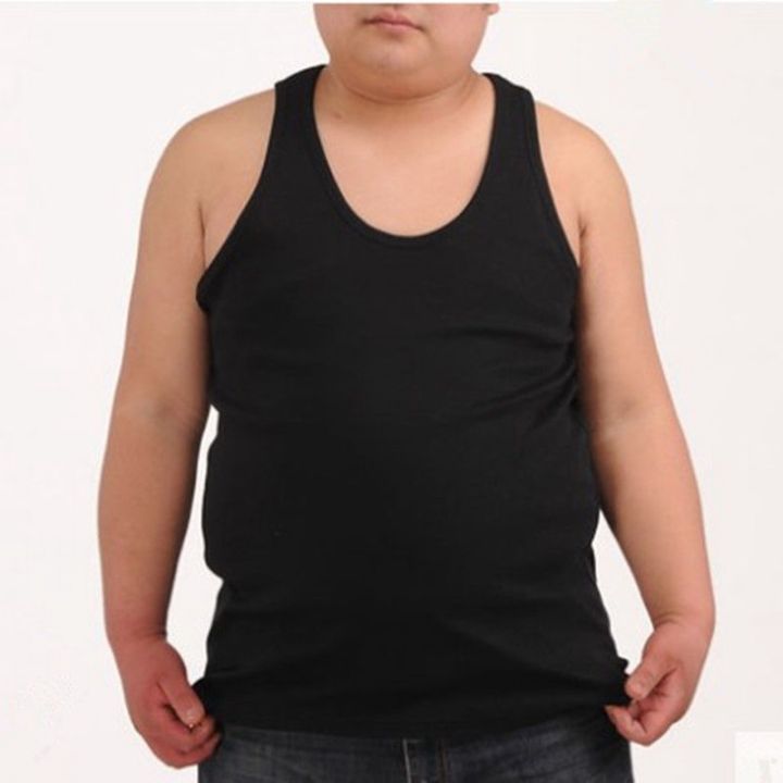 100-150kg-mens-vest300จินผู้ชายอ้วนเสื้อกั๊กขนาดใหญ่บวกไขมันบวกกิริยาลำลองหลวมขนาดใหญ่กีฬาเสื้อกล้าม