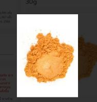 Mica Yellow Orange ไมก้า ส้มอมเหลือง 30g. 002698 สีประกาย  สีชิมเมอร์ สีแวววาว  ไมก้า สีติดทน สีละลายน้ำมัน สีใส่สบู่ สีเครื่องสำอางค์ สีแร่ธาตุ