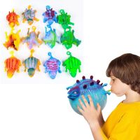 Inflatable Animal Balloon Squeeze Ball Children Funny Blowing Animals Toys dinosaur Anxiety Stress Relief Kids Gift 1pc