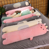 Cute Long Pillow Dinosaur&amp;Rabbit&amp;Unicorn&amp;Pig Plush Toy Soft Cartoon Animal Chicken&amp;Dog&amp;Cat&amp;Monkey Stuffed Doll Gift