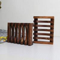 Wooden Natural Bamboo Soap Dishes Tray Holder Storage Soap Rack Plate Box Container Portable Bathroom Soap Dish Storage Box Soap Dishes