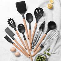 Non-stick Cookware Spatula Shovel Egg Wooden Handle Kitchen Cooking Tool Set - Cooking Tool Sets - Aliexpress